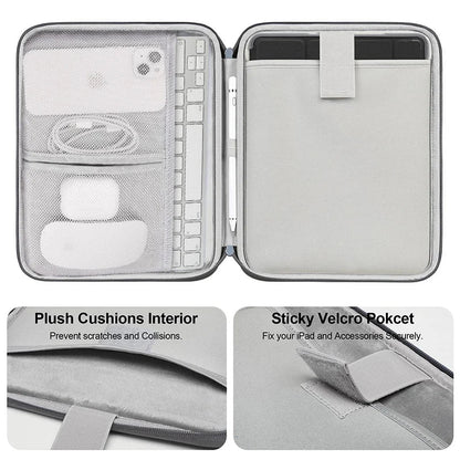 Funda Organizadora Elegante y Multi-Compartimentos para Tabletas de 10-13'' - Organizador de Tabletas Elegante
