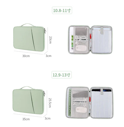 Funda Organizadora Elegante y Multi-Compartimentos para Tabletas de 10-13'' - Organizador de Tabletas Elegante