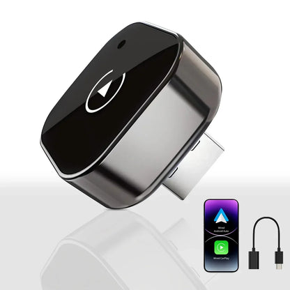 Adaptador CarPlay Android Auto Inalámbrico para el 99% de los Coches con CarPlay por Cable