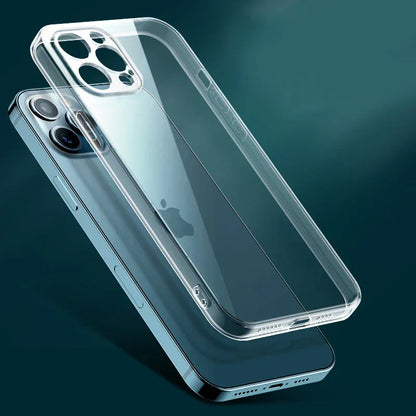 Funda Silicona Transparente Ultra-Fina para iPhone 7 al 16 / SE / Mini / Pro / Max - Funda Silicona Transparente para iPhone