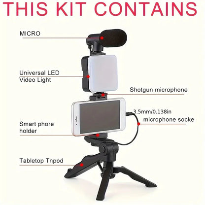 VlogMaster Kit for Ultimate Video Creation and Streaming