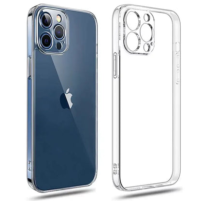 Funda Silicona Transparente Ultra-Fina para iPhone 7 al 16 / SE / Mini / Pro / Max - Funda Silicona Transparente para iPhone