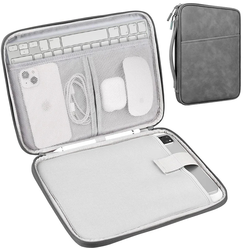 Funda Organizadora Elegante y Multi-Compartimentos para Tabletas de 10-13'' - Organizador de Tabletas Elegante