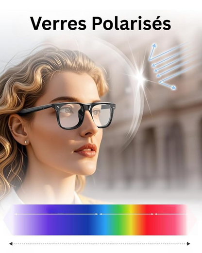 Gafas Inteligentes 4K IA | Cámara HD Manos Libres con Control por Voz y Llamadas Bluetooth